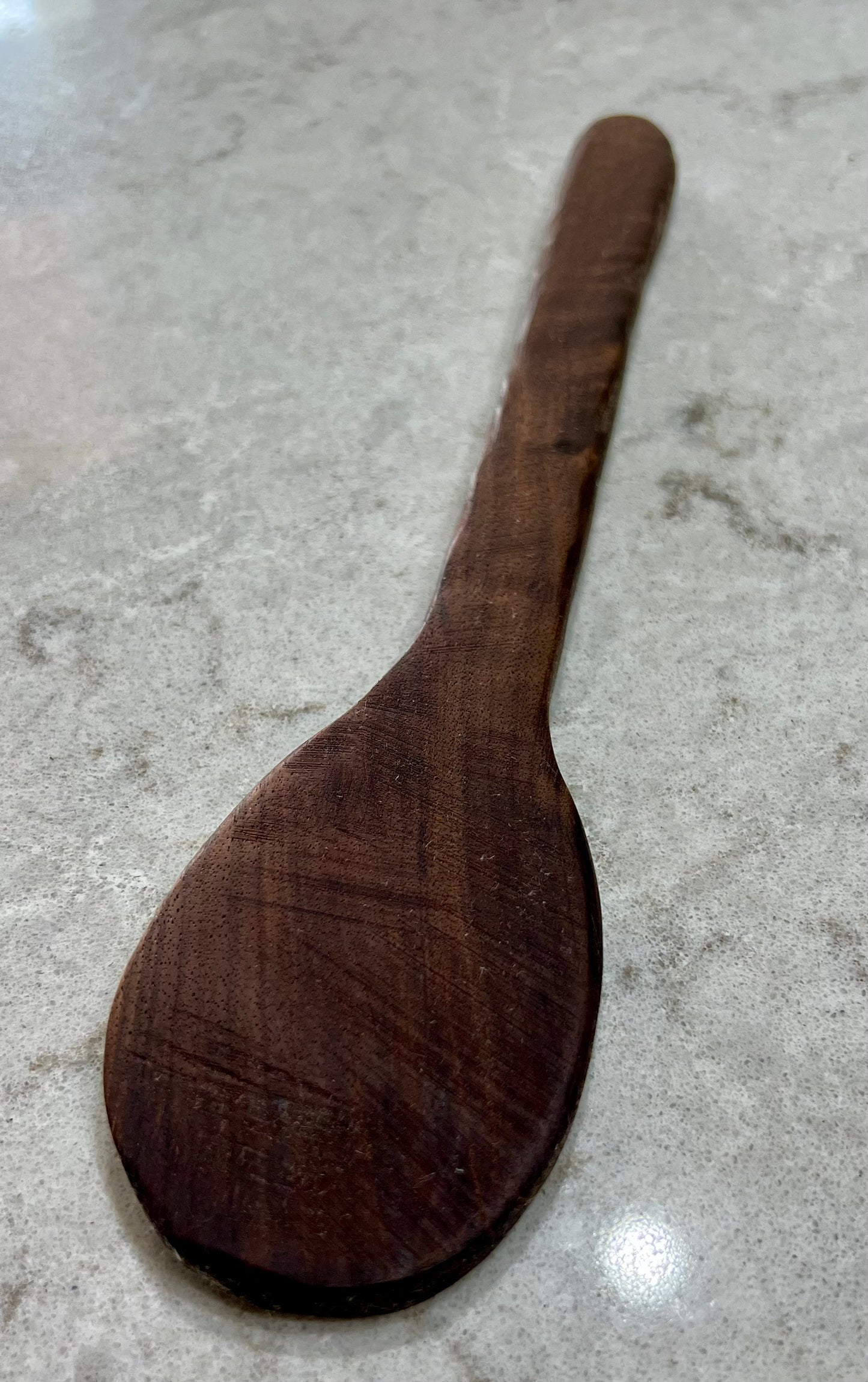 Walnut wooden spoon