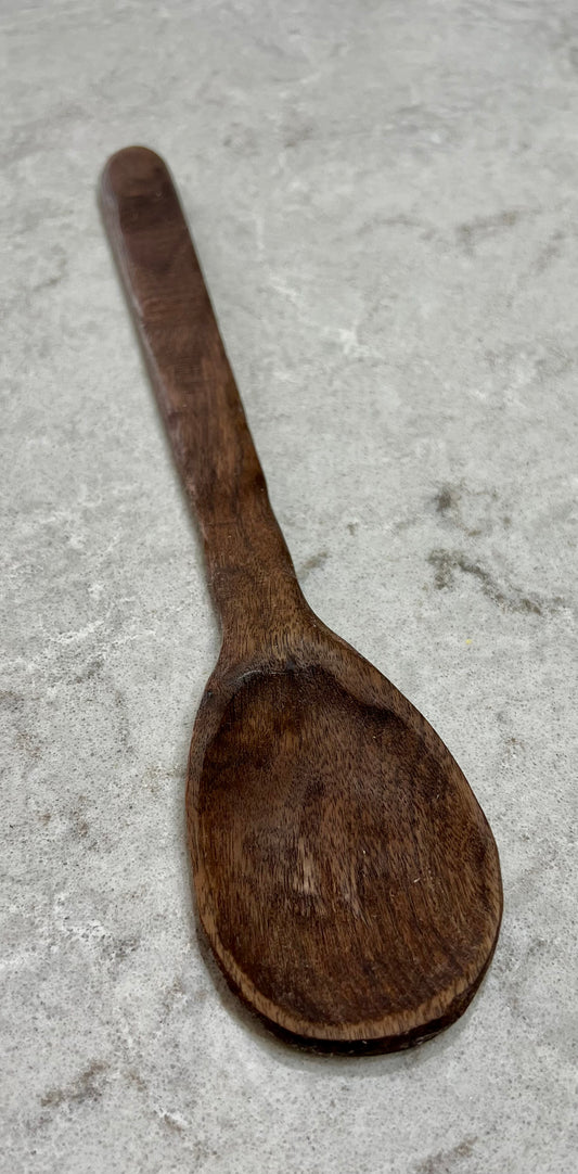 Walnut wooden spoon