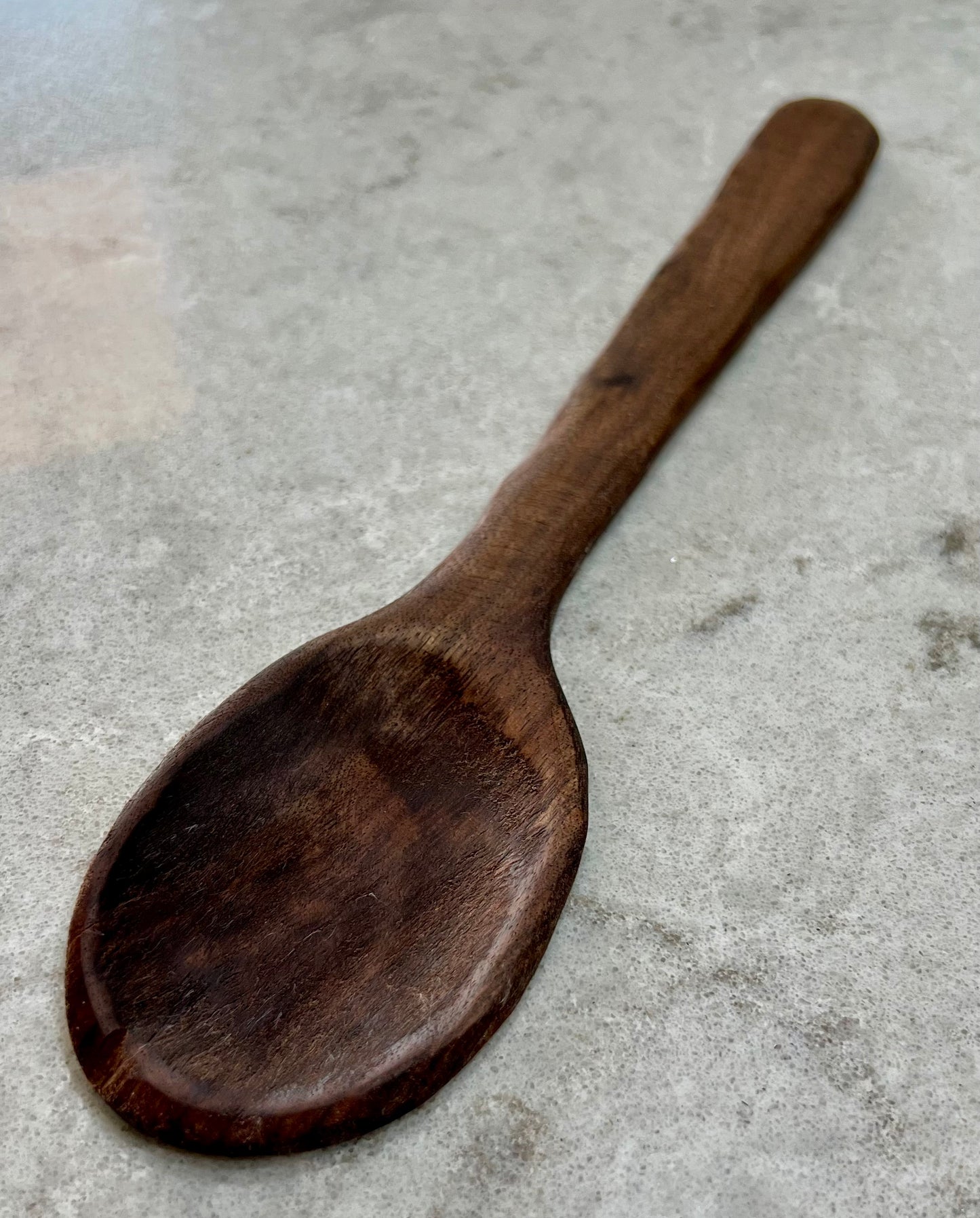 Walnut wooden spoon