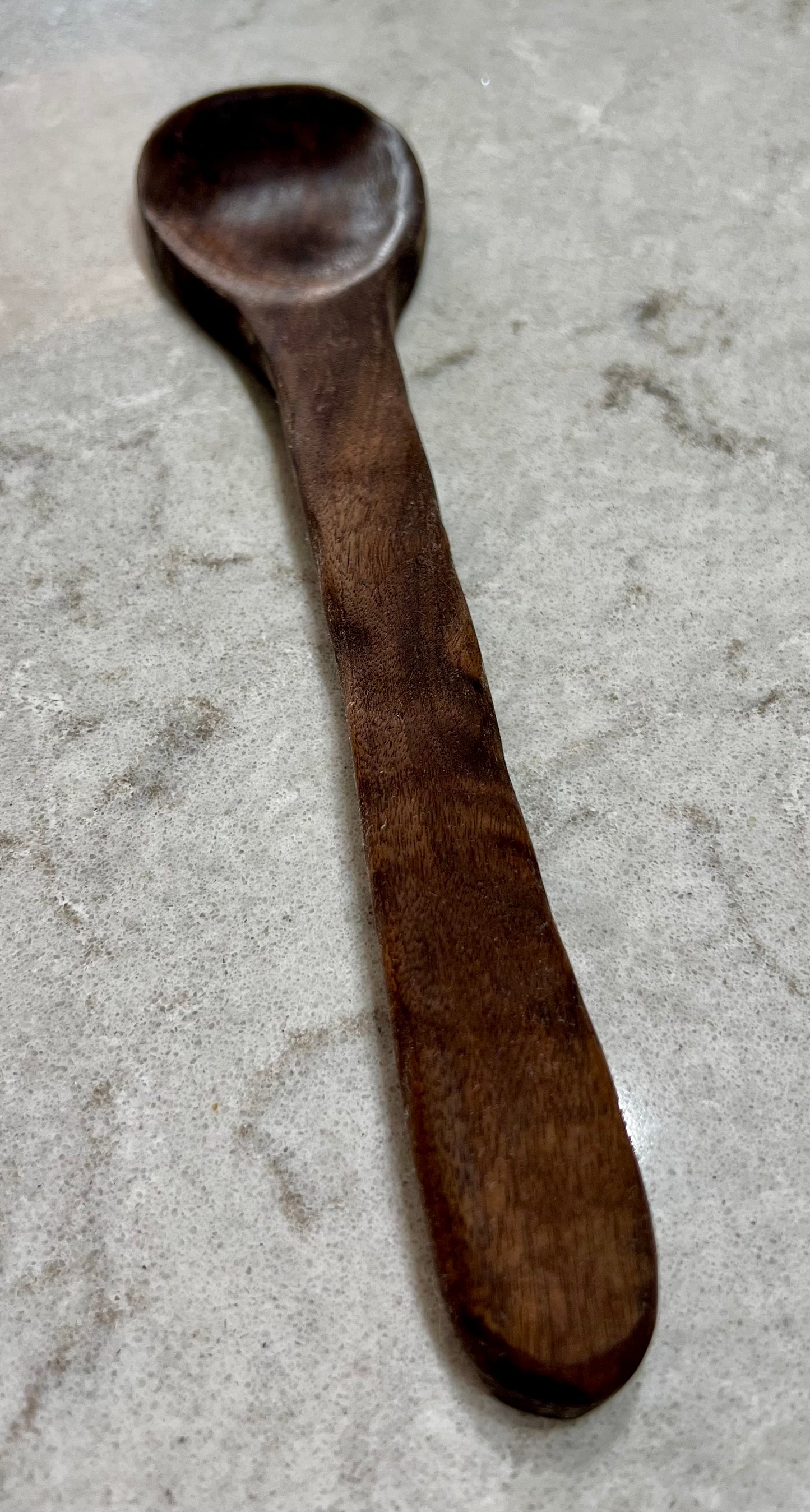 Walnut wooden spoon