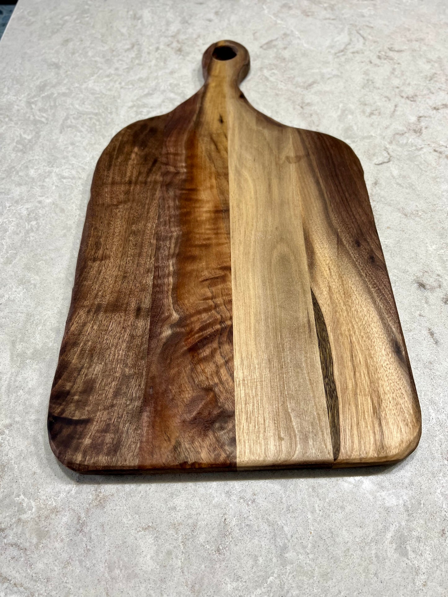 Long walnut charcuterie board
