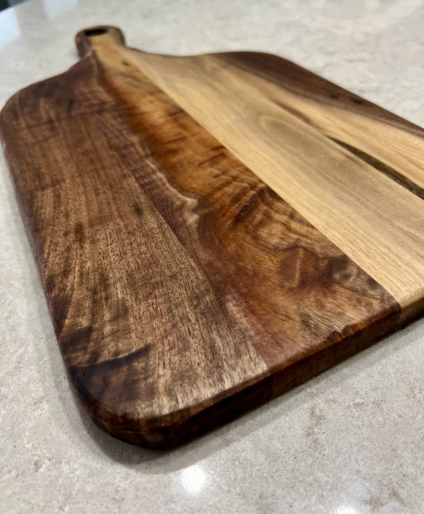 Long walnut charcuterie board