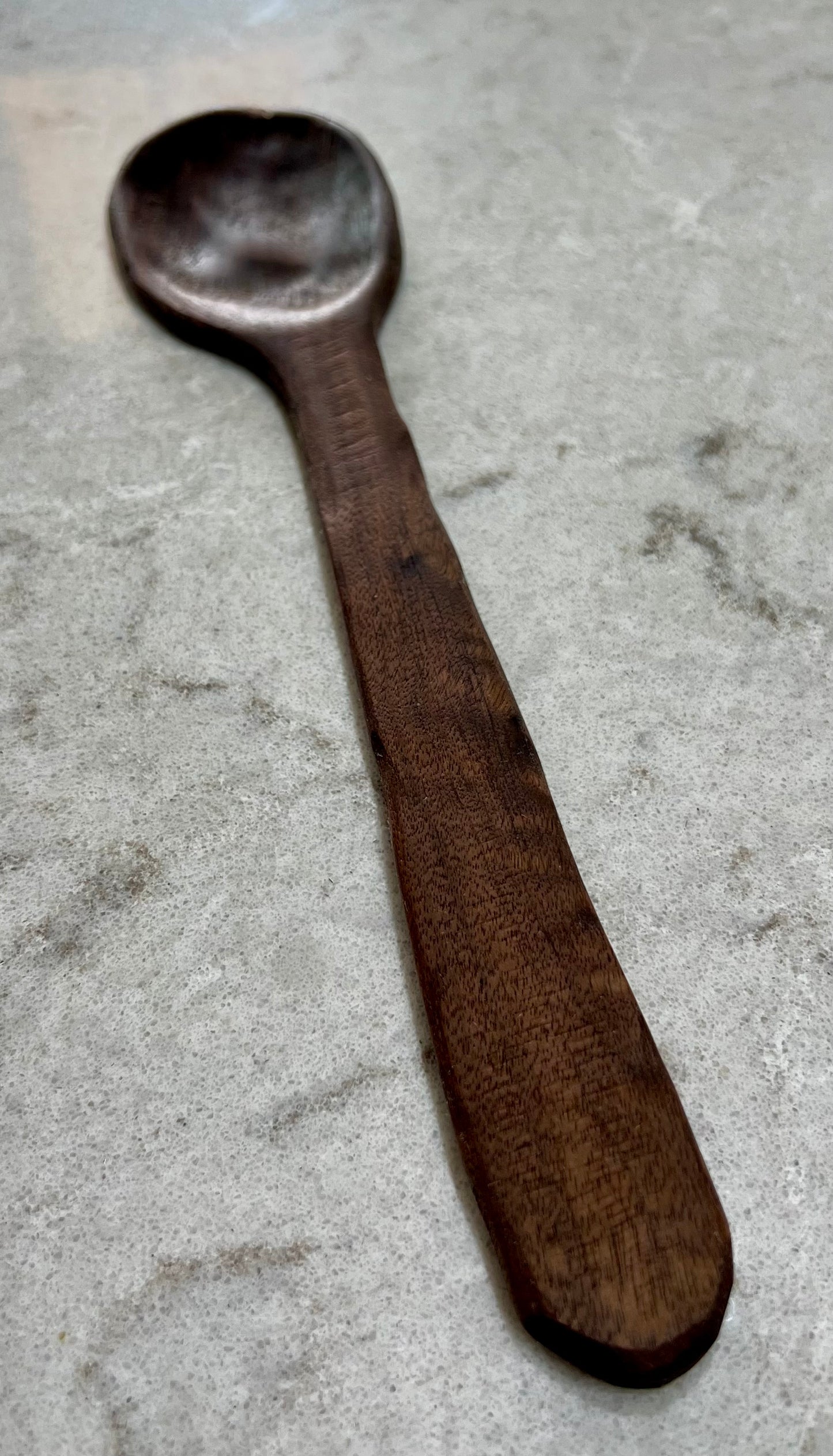 Walnut wooden spoon