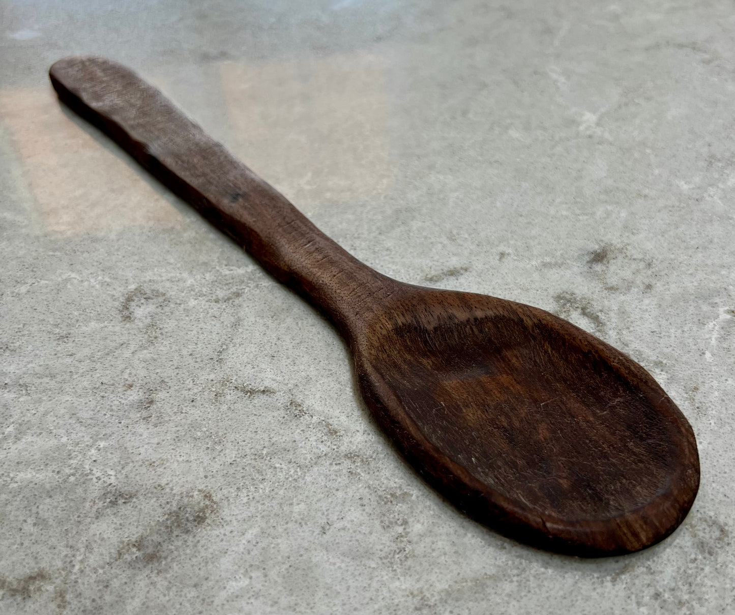 Walnut wooden spoon