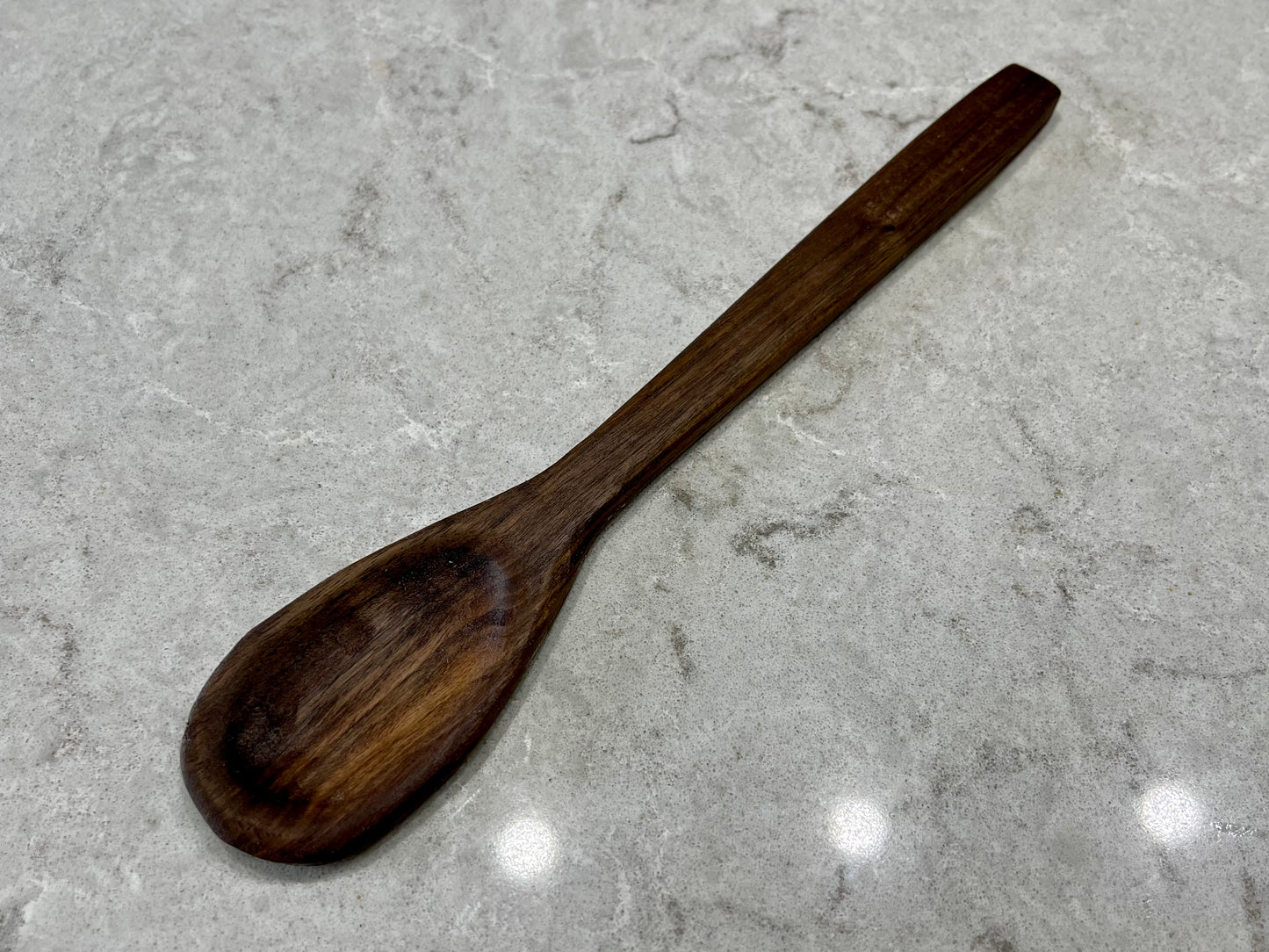 Walnut wooden spoon