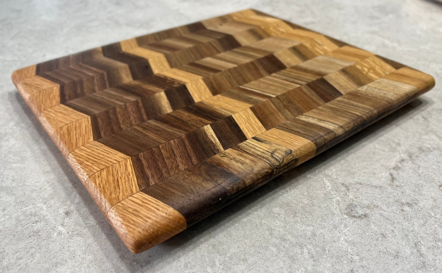 Chevron cutting board